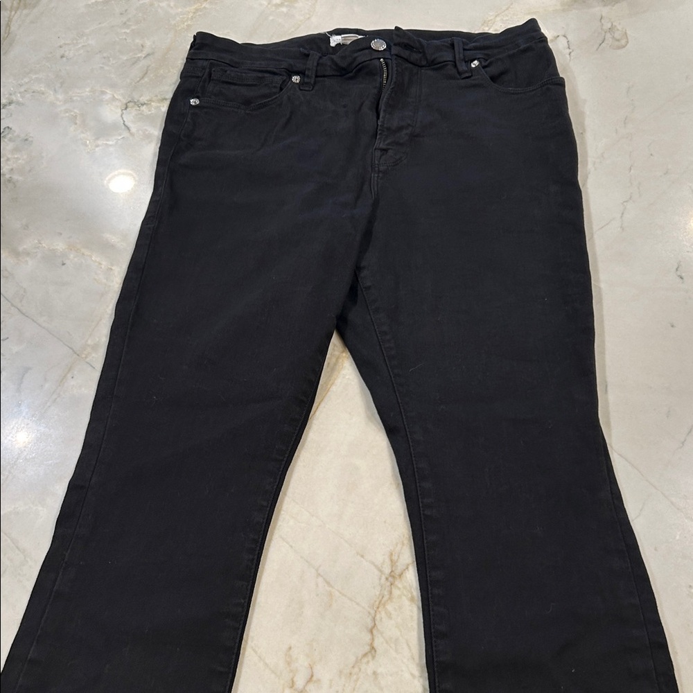 Good American black Good Legs jeans. Like new size 14. Can fit 12-16